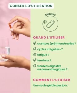 Gemmocaps SPM & confort menstruel BIO - 30 capsules BIO, 30 capsules